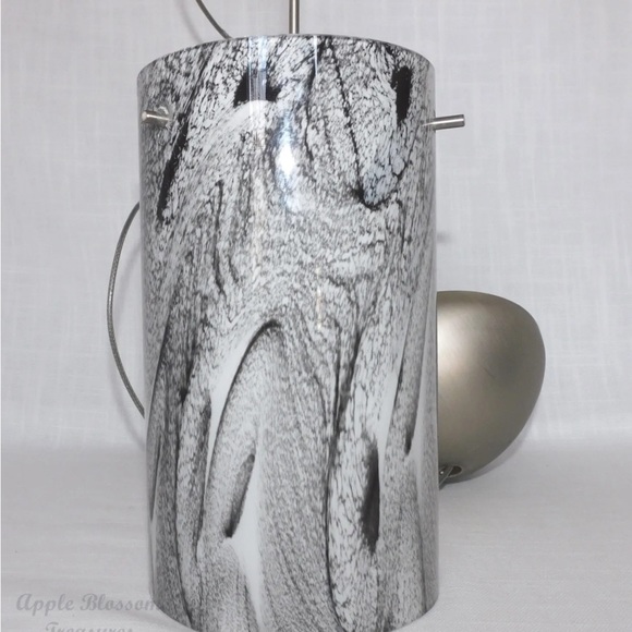 Besa Lighting 1XC-4404MG-SN Stilo 7 LV Mini Pendant-Marble Grigio-Satin Nickel - Picture 13 of 14